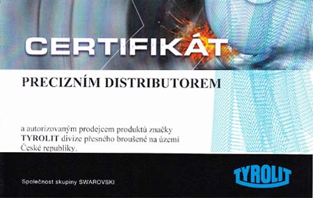 certifikát